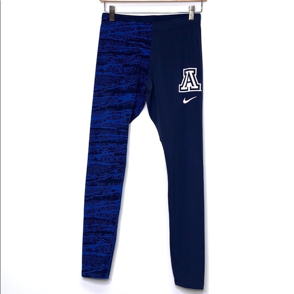 Nike Pants - NIKE Blue Color Block UofA Fitted Leggings Pants